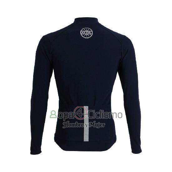 Lecol Ropa Ciclismo Culotte Largo 2019 Hombre Mangas Largas Azul